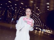 36岁宋慧乔身穿粉色套装现身活动，不料衣服尴尬选错凸显幸福肥