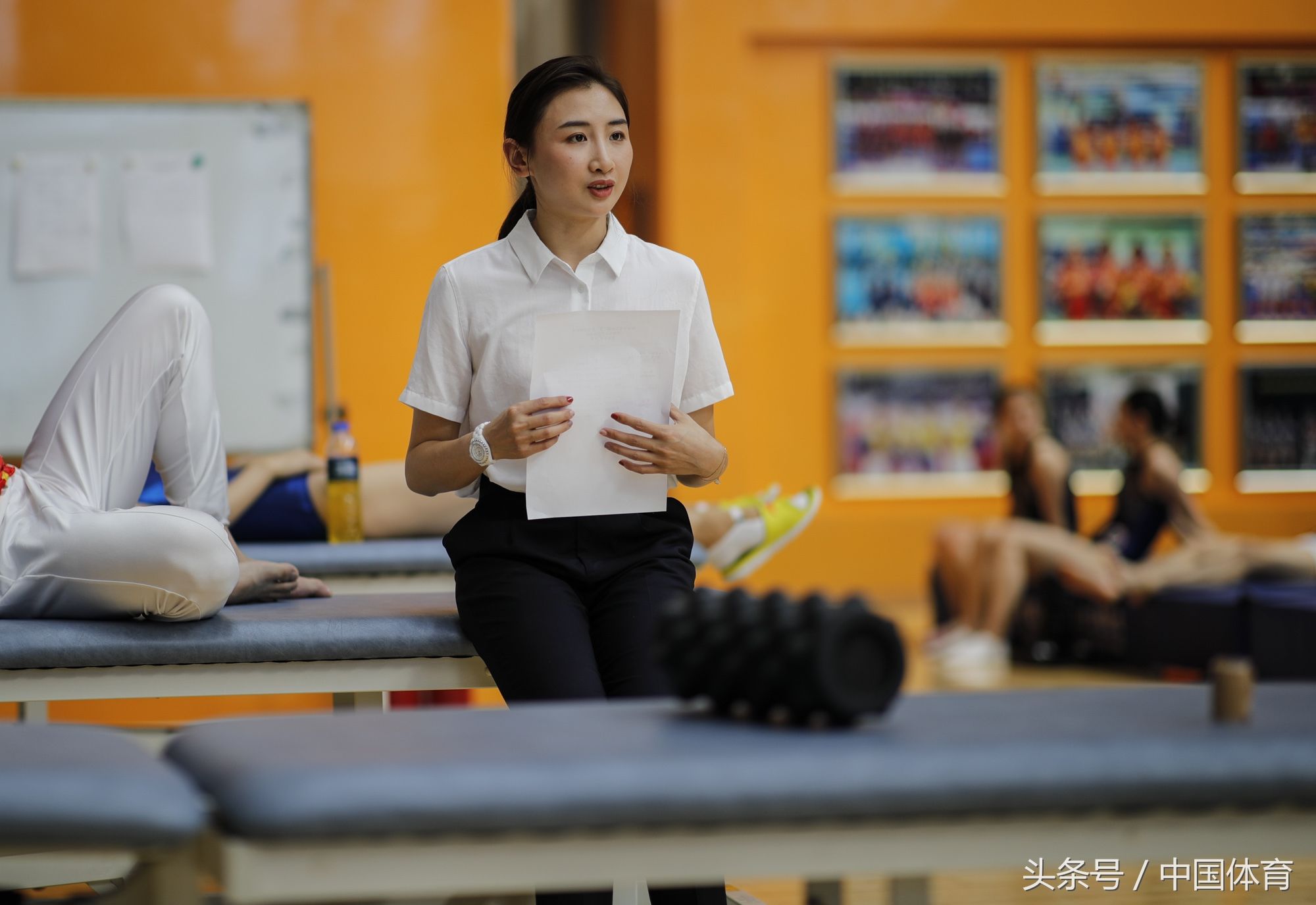 亚运会蹦床第一次选拔测验赛在北京体育大学进