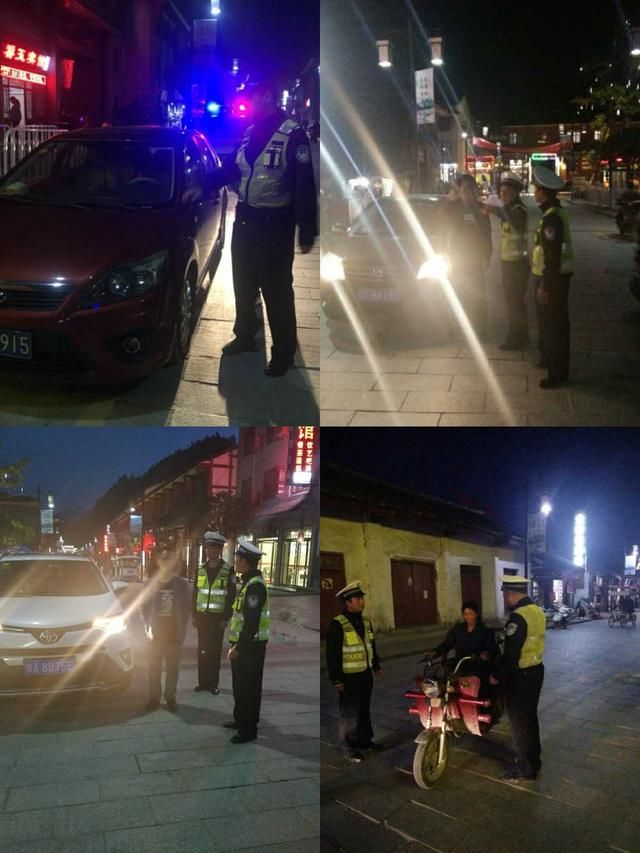 洋县交警:五一小长假,我们劳动着,更也快乐着