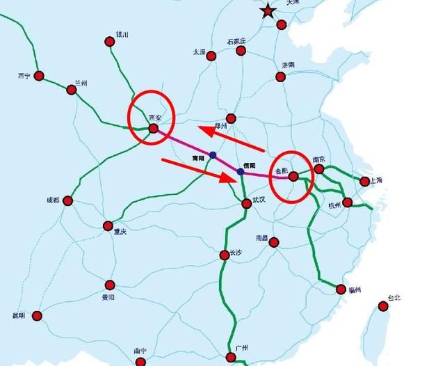 安徽至陕西正在合力规划一条高铁，途经6省市，全线长910公里！