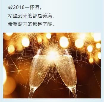 人生在世:敬 二零一八 一 杯酒!