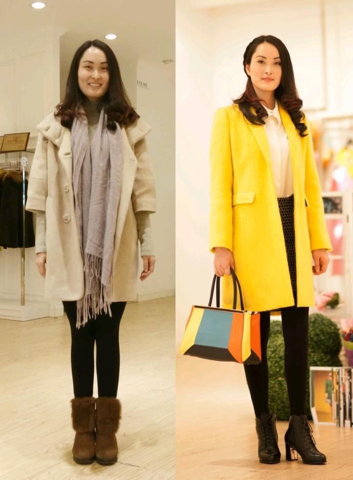 月薪三万的造型师只用一件大衣,就给普通女人