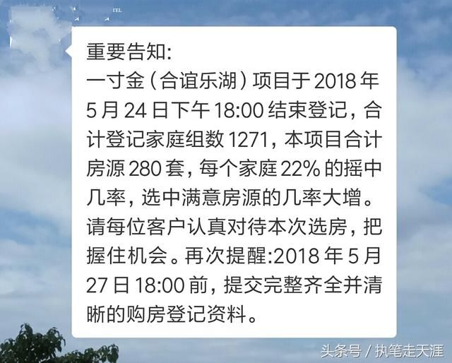 开发商竭力推销不等于摇房人可以随意买到心仪房，选择需适可而止