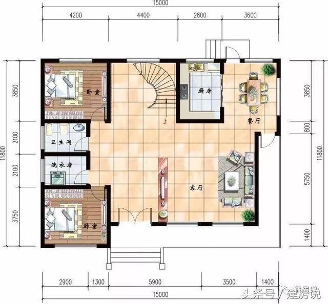 30万在农村建造什么样的别墅？看这2套小别墅户型回家建一栋