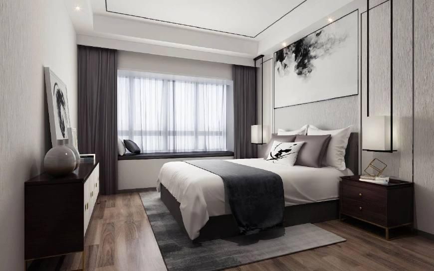 现代新中式卧室,看一眼就爱上了!