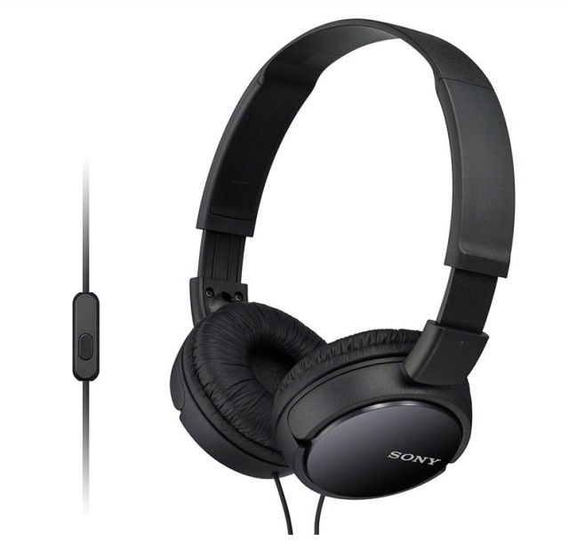 索尼MDR-ZX110AP 头戴式耳机 :醇正清晰音质