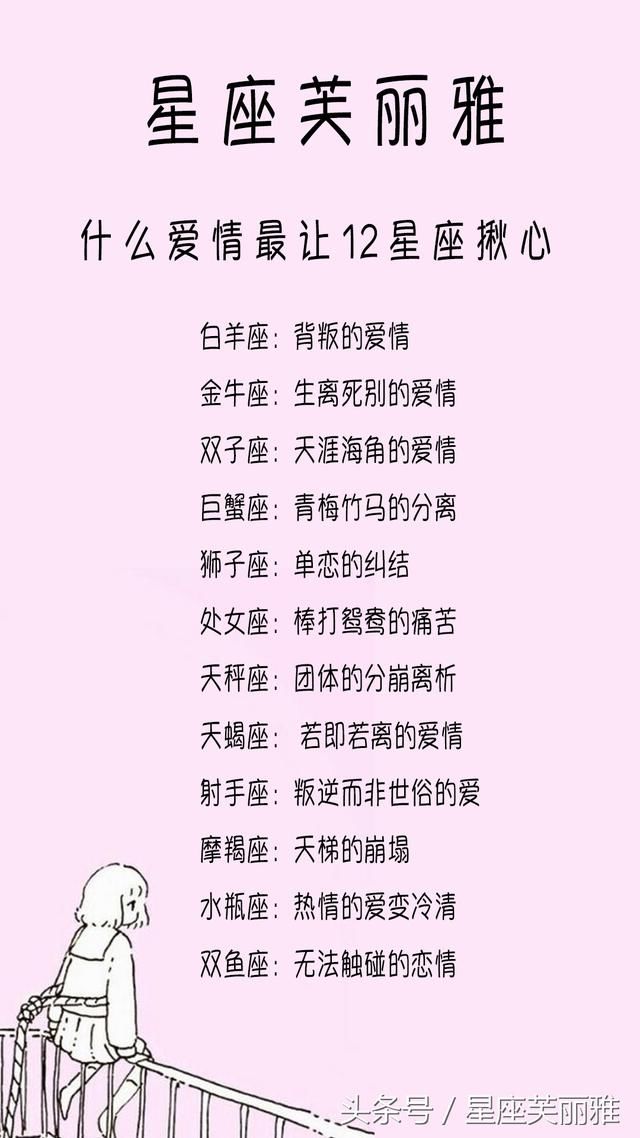 12星座为什么会变心？谁最单纯？谁最纯情？什么爱情最揪心？