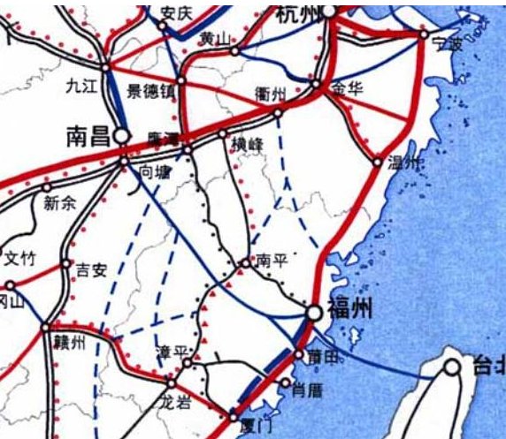 高铁时代浙江形成四大出省铁路离八八计划又近一步你看