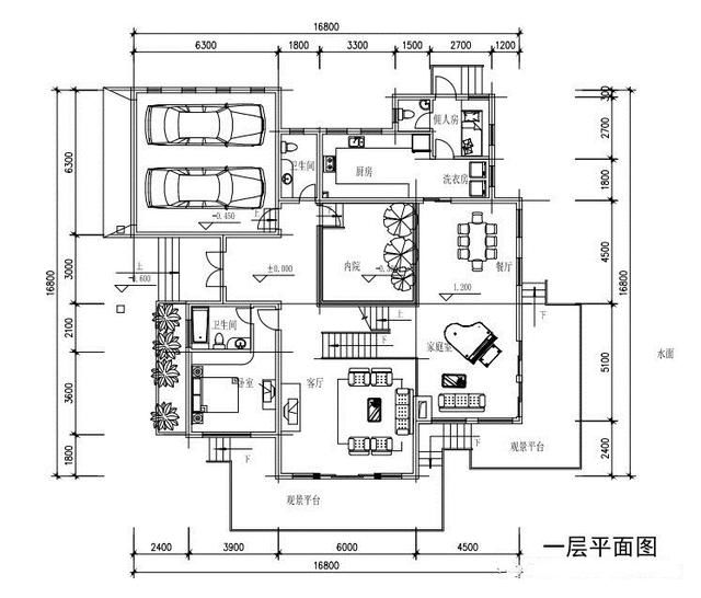 二层别墅，春花秋月何时了