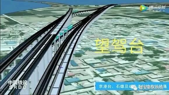 京雄城际雄安站与动车占地所涉及的村庄与小区