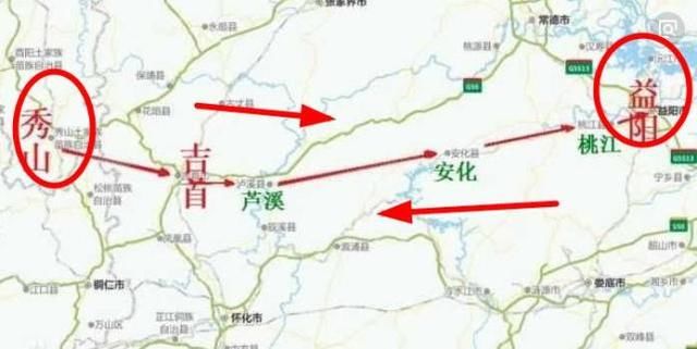 重庆到湖南正在规划一条高铁,途径6县市,有经