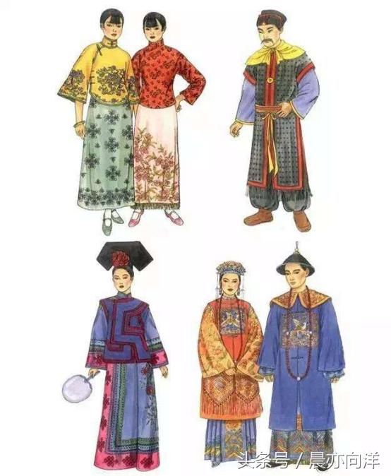 中国服饰演变史,原来我们的祖先穿的衣服有那