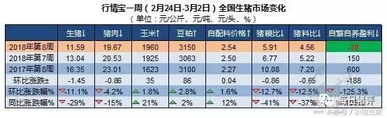 预计3月份猪价将震荡探底，生猪养殖进入亏损！