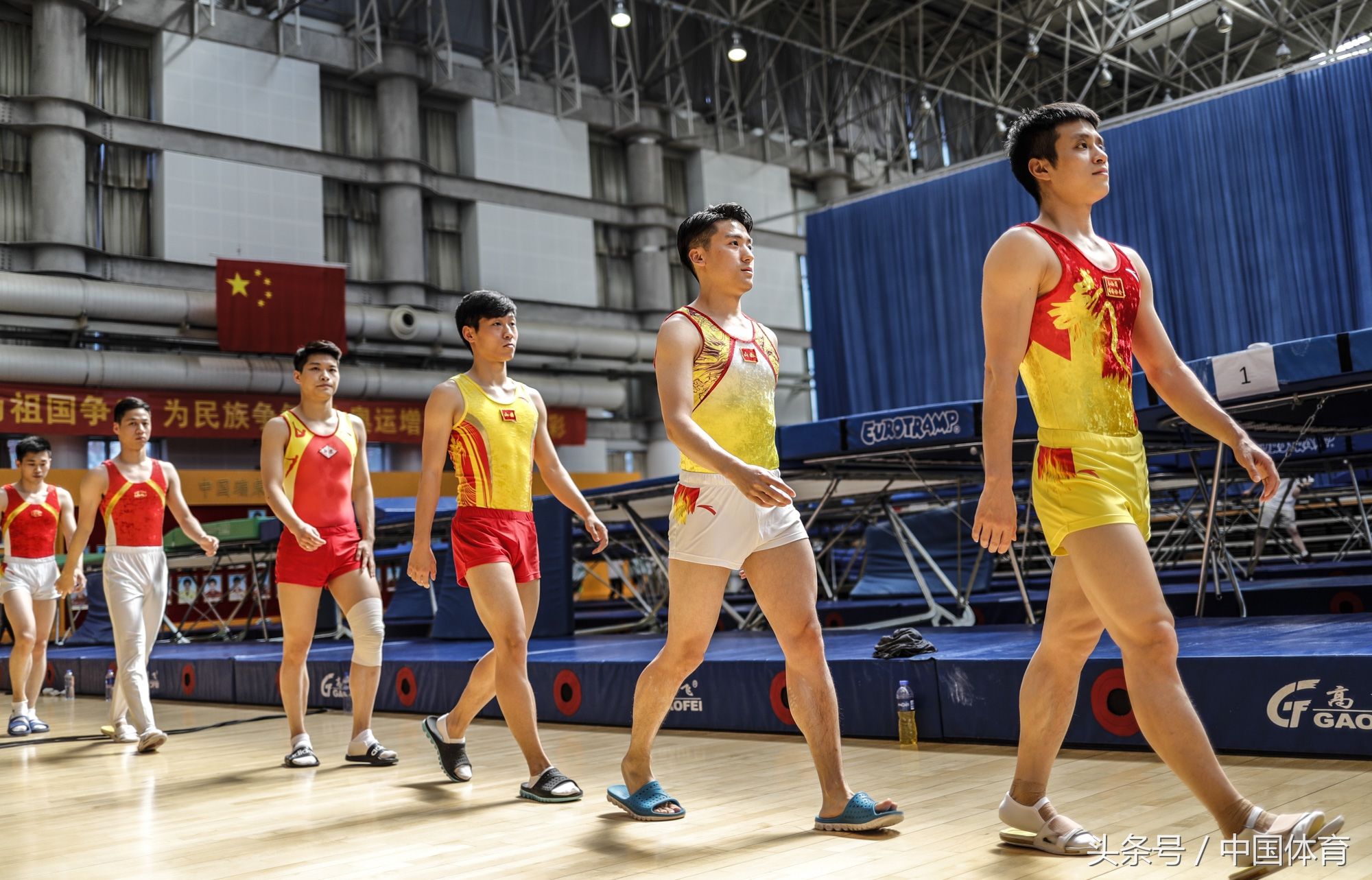 亚运会蹦床第一次选拔测验赛在北京体育大学进