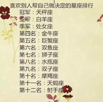 12星座分手时，会想要多少分手费？十二星座多才多艺排行榜