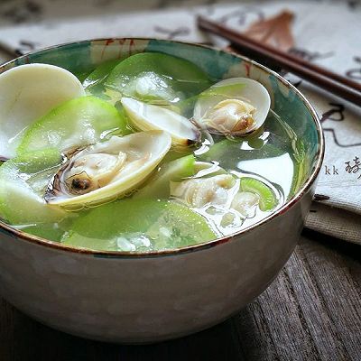 白贝蒲瓜汤#在“家”打造ins风美食#