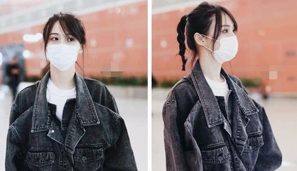 郑爽独自现身机场,扎麻花辫青春灵动,美貌在线