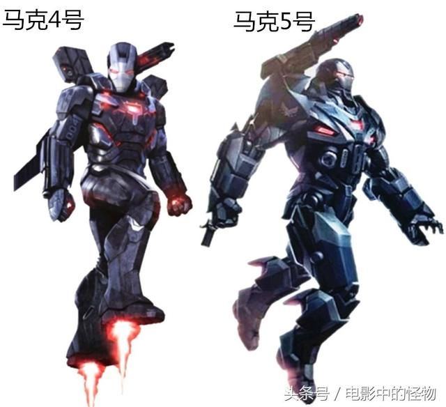 《复仇者联盟4》曝战争机器造型,《钢铁侠2》