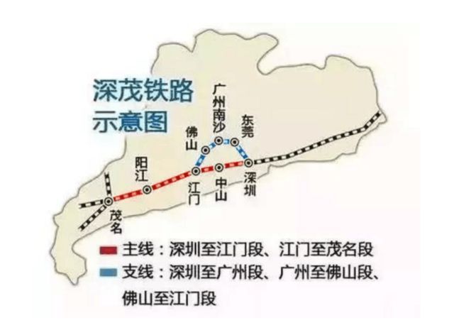 6月深湛高铁正式通车,深圳3小时可达湛江(附线路图)图片