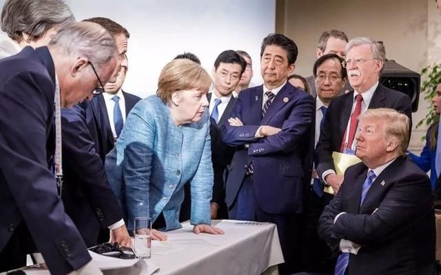 特朗普评论了G7峰会上的糟糕照片