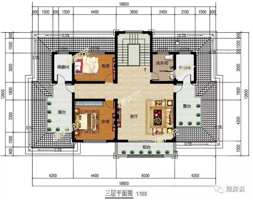 4栋实力派的农村别墅，送给实力派的你