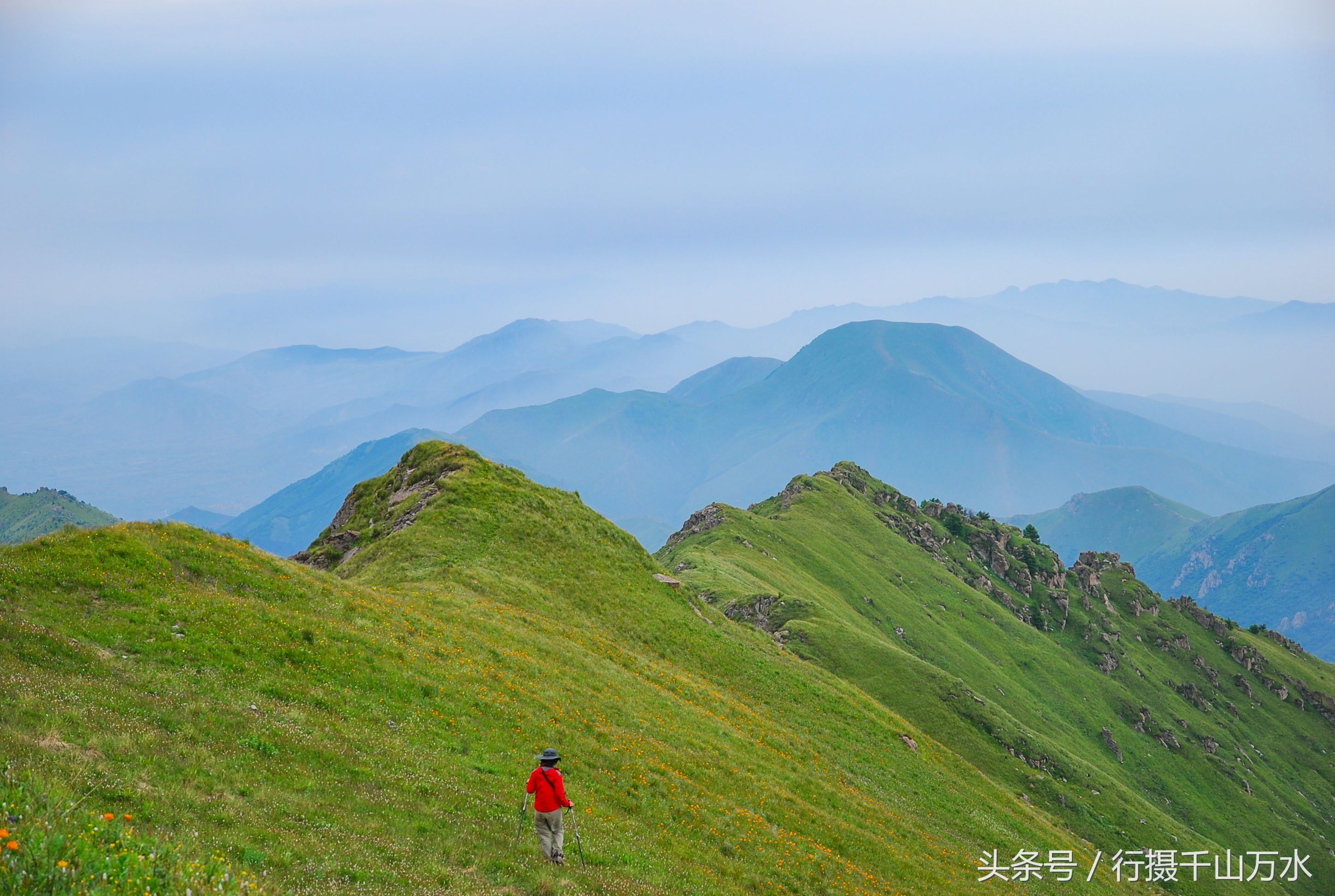 徒步中国非著名山峰之河北小五台山，赴最美金莲花之约