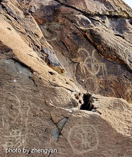 在“贺兰山岩画遗址公园”看远古文化