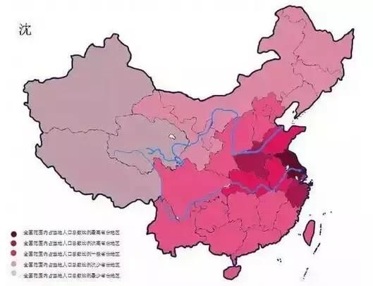 中国人口分布_中国吴氏人口分布