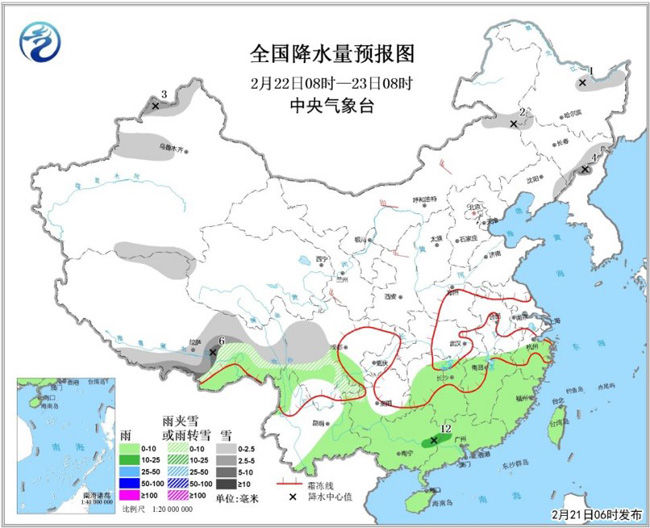 江淮江南多阴雨 冷空气继续影响江淮及以南地区