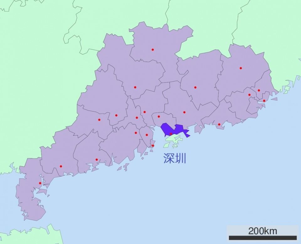 深圳面积1997平方公里,香港1997年回归,是巧合