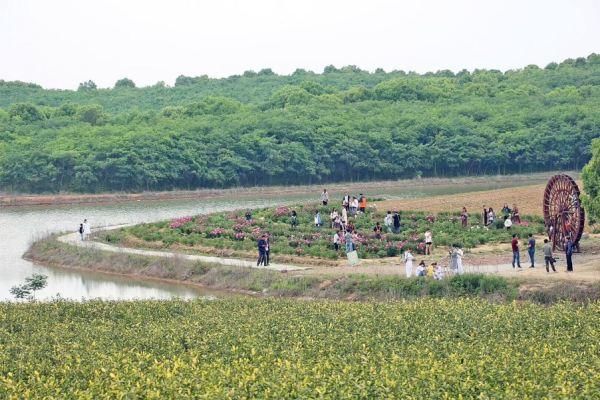 大佛山养心谷：四月秀美郎川 引来八方游客