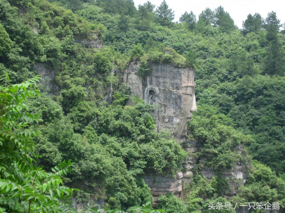 贵州大山里的一尊山体大佛，头部比四川乐山大佛还要高4米