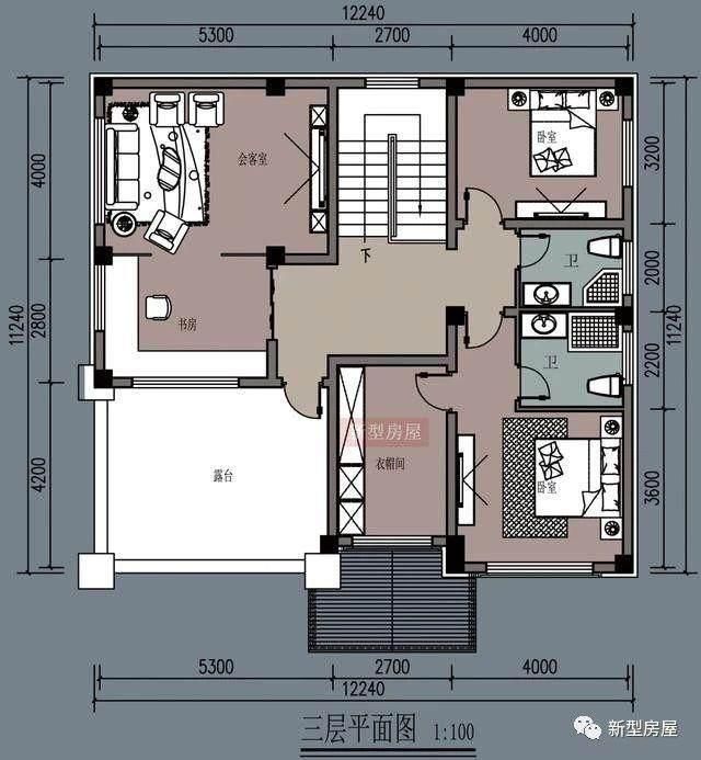 农村自建别墅最佳户型前5名，第3套造价只要28万，你中意哪一套?