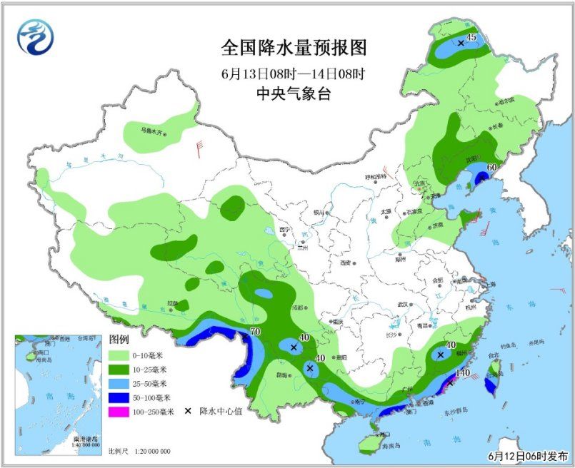 珠三角再成暴雨集中地 华北东北警惕强对流