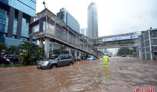 印尼首都出现水灾