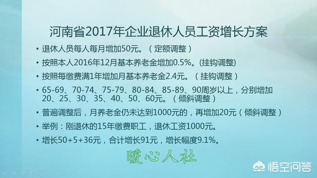 河南省2018年企业退休人员养老金如何调整呢?