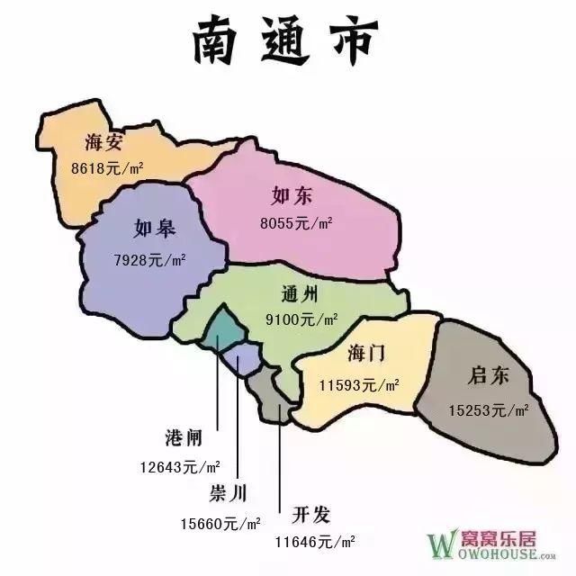 最新!5月江苏房价地图出炉，靖江房价......没买房的高兴了