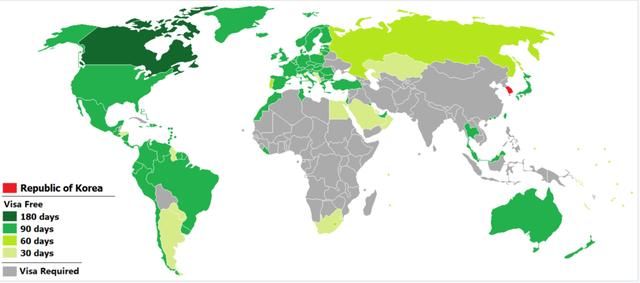 各发达国家和地区的免签对象!