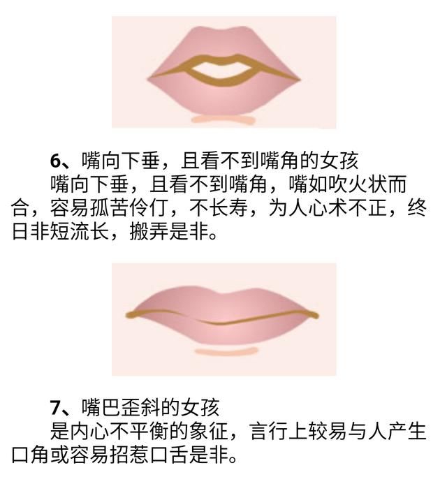 女性面相图解：破解嘴唇的秘密