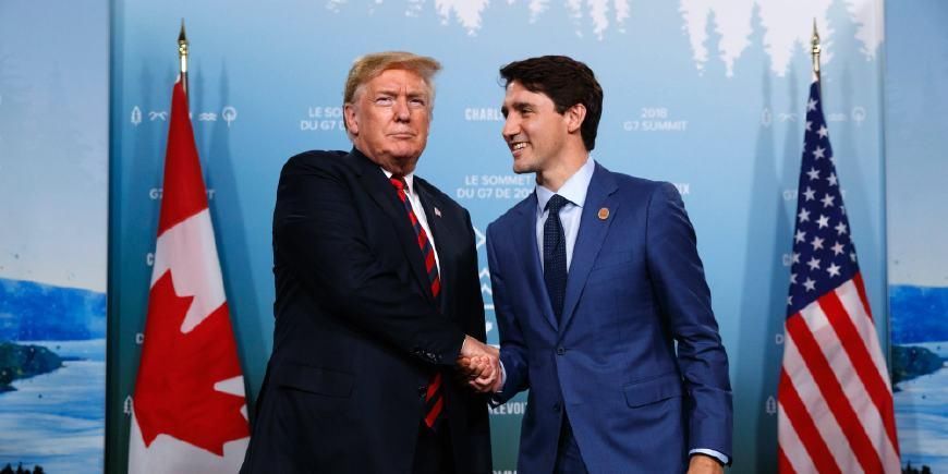 特朗普抵制首脑宣言,加拿大G7峰会彻底失败