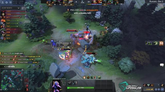 Dota2超级Major：AME水人变身飞机输出打满 成功复仇Mineski