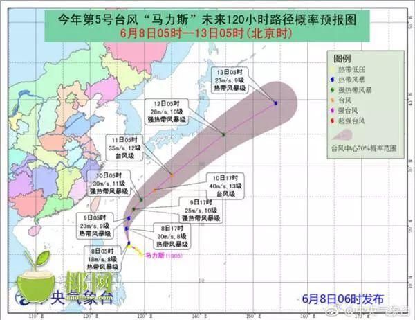 最高13级!5号台风“马力斯”生成!厦门未来7天的天气竟会是……我