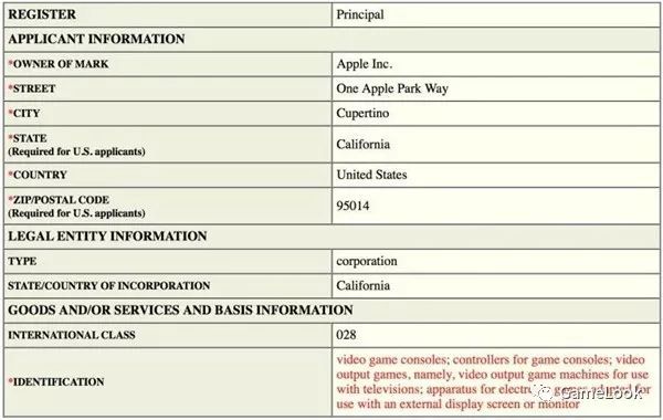 苹果将与主机三巨头决战?Apple TV商标新增主机游戏分类