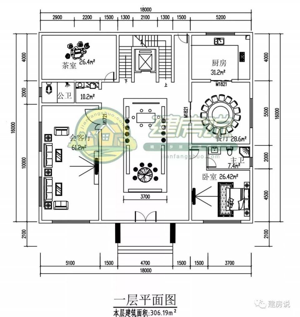 有品位的新中式别墅，农村富贵人家都这样建，财源广进!