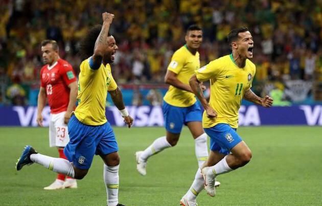 凌晨世界杯巴西对战瑞士打成1比1平让世界球