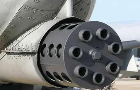 美国的加特林机炮特写