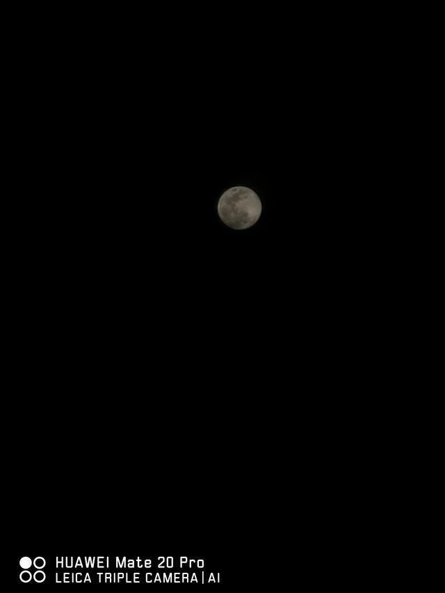 华为Mate 20 Pro最全拍月亮技巧,5秒拍出大月