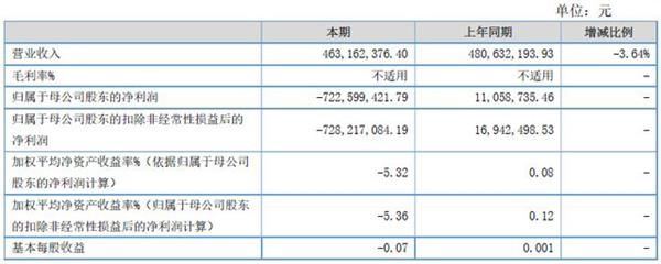 中科招商去年巨亏7个亿!都是摘牌惹的祸?