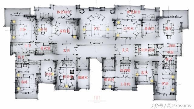 两套打通户型16个方案