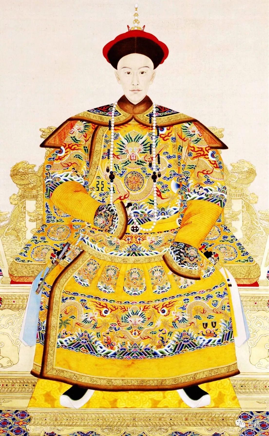清朝历代皇帝画像